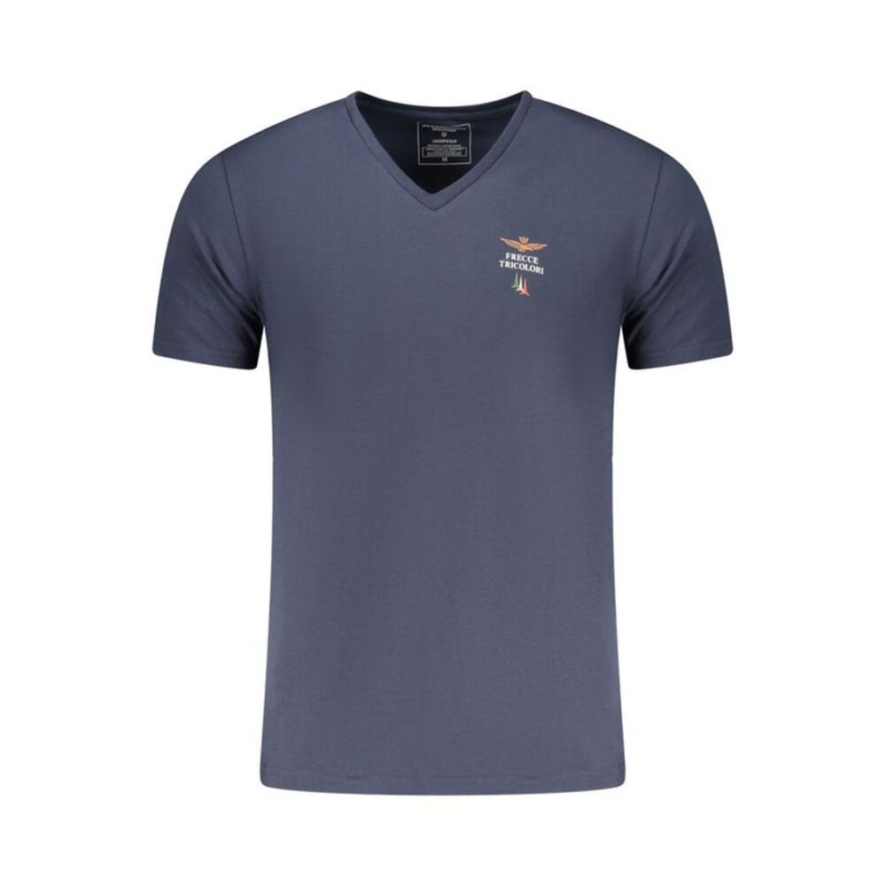 Aeronautica Militare Blu Cotton Men's Men's T-Shirt